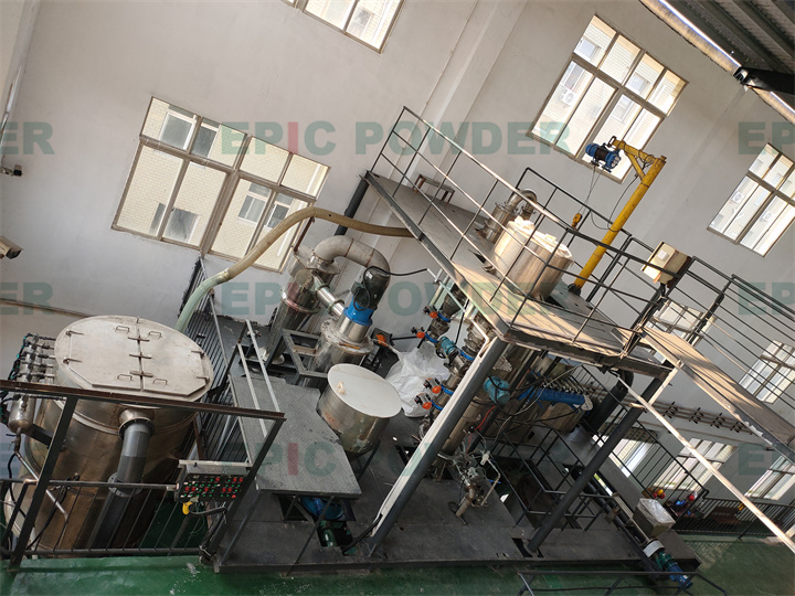 生產(chǎn)型對噴式氣流粉碎機(jī)